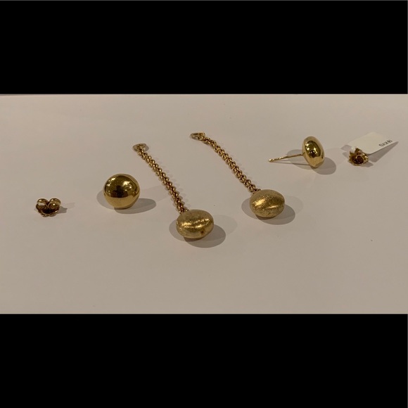 18 karat yellow gold earrings by Chimento - Picture 4 of 4